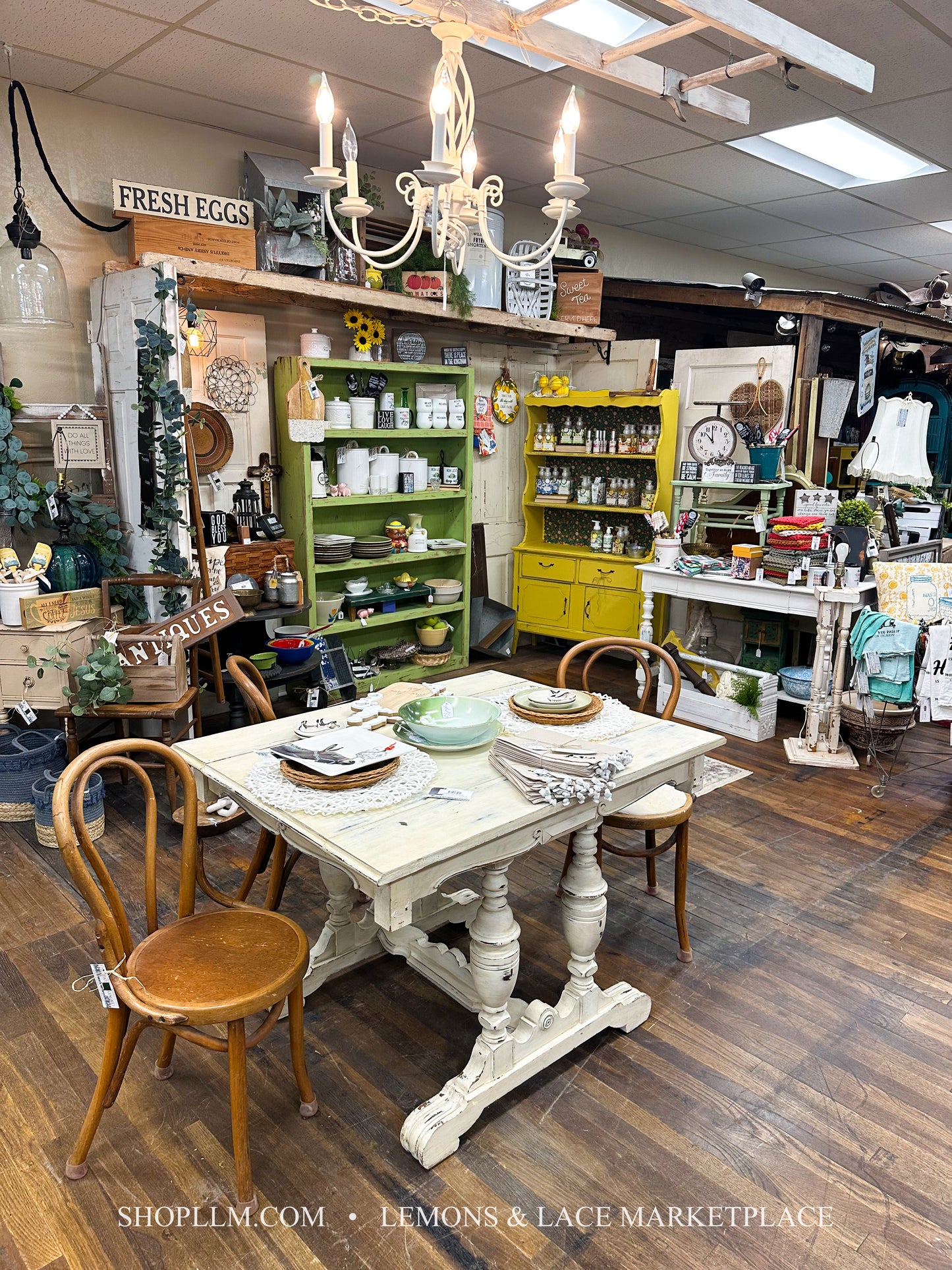 White Ornate Dining Table