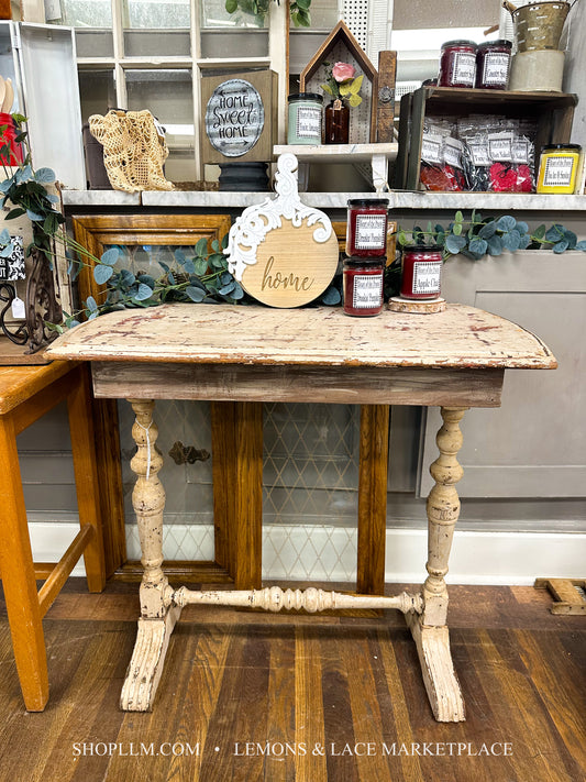 Chippy Ornate Accent Entry Table