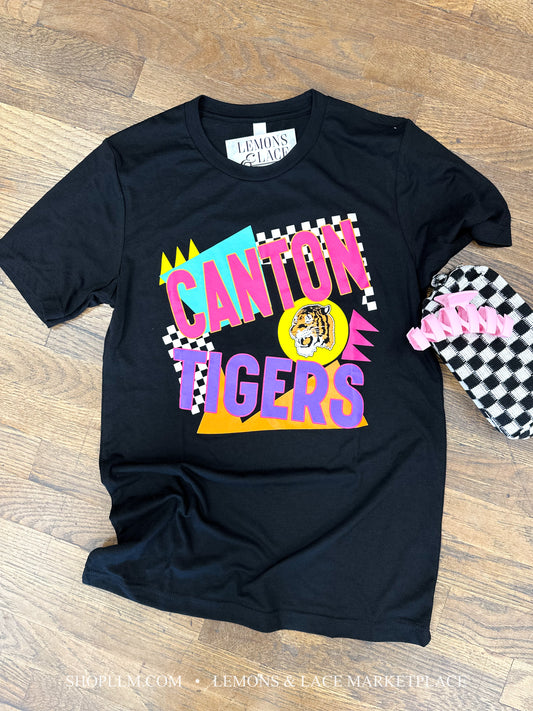 *Preorder* Canton Tigers Retro Bright Adult & Kids Tee