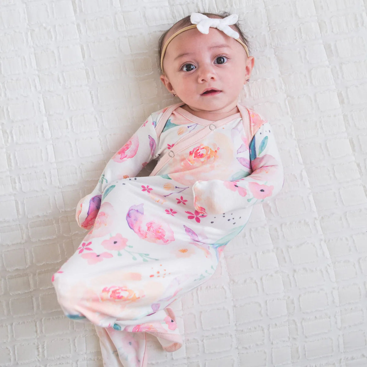 Bloom Newborn Knotted Gown