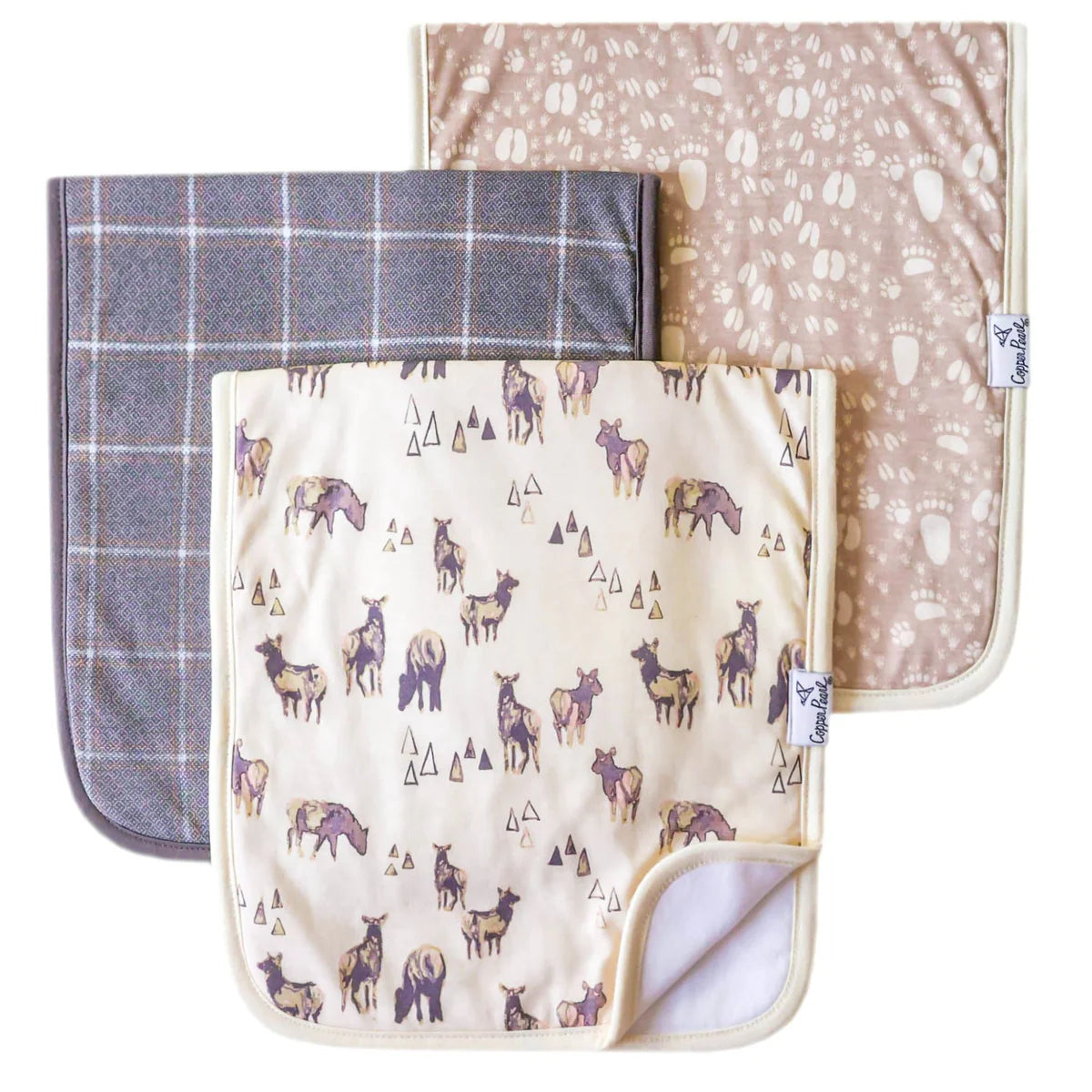 Timber Burp Cloth Set (3-Pack)