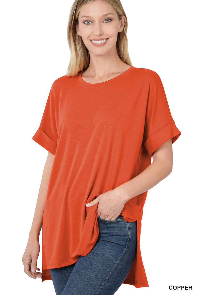Southern Round Neck Short Sleeve Top