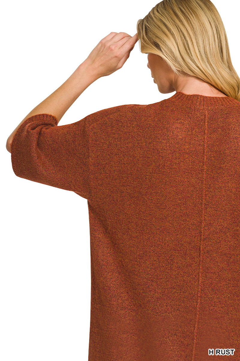 Rust Debbie's Short Sleeve Oversized Sweater