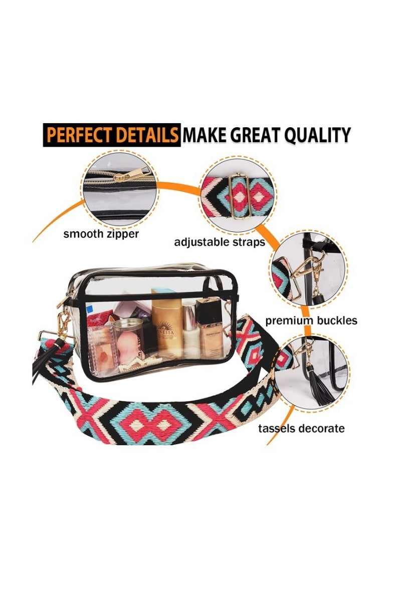 Courtney Clear Stadium Approved Crossbody Bag
