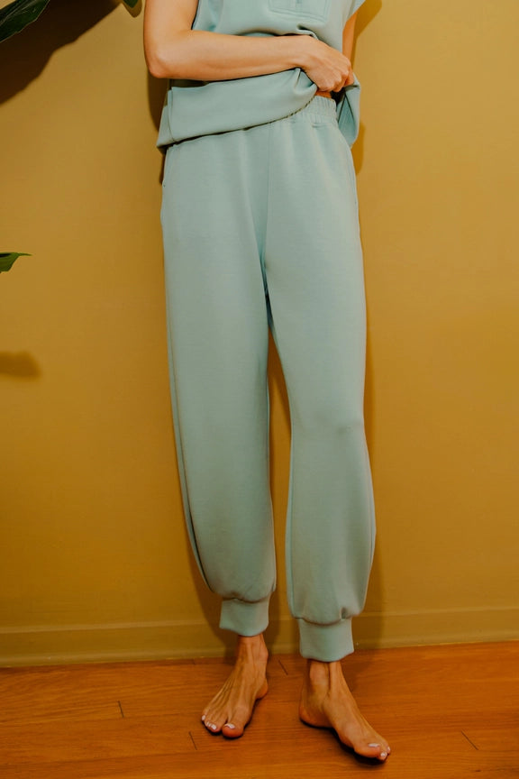 Sage Modal Scuba Full Length Jogger Pant