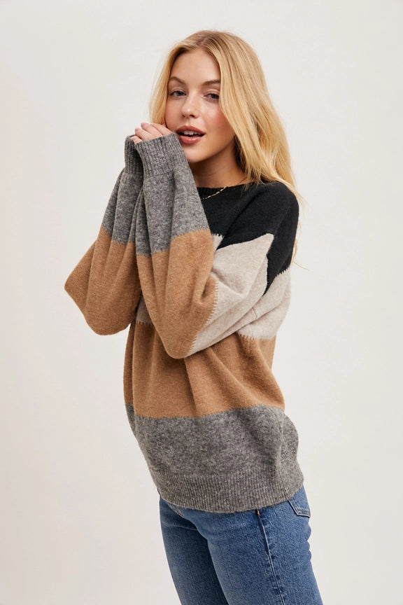 Color Block Sweater