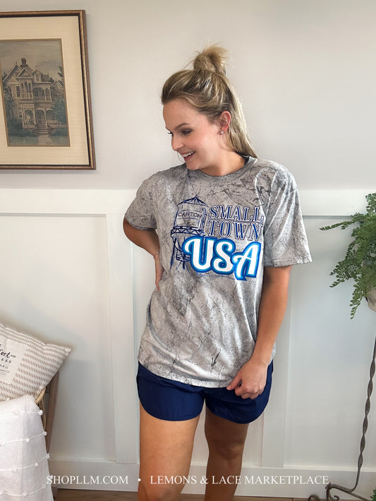 Canton Small Town USA Marble Tee