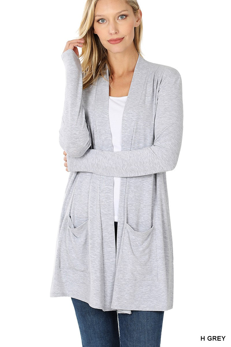All Star Slouchy Pocket Open Cardigan