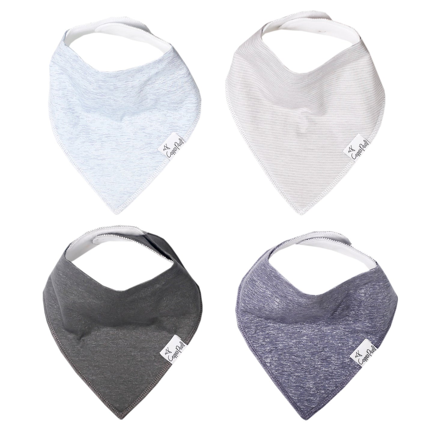 Lennon Baby Bandana Bib- 4 Pack