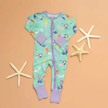 Mermaid Magic Bamboo Convertible Romper/Sleeper