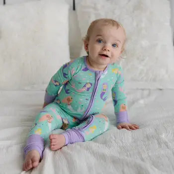 Mermaid Magic Bamboo Convertible Romper/Sleeper