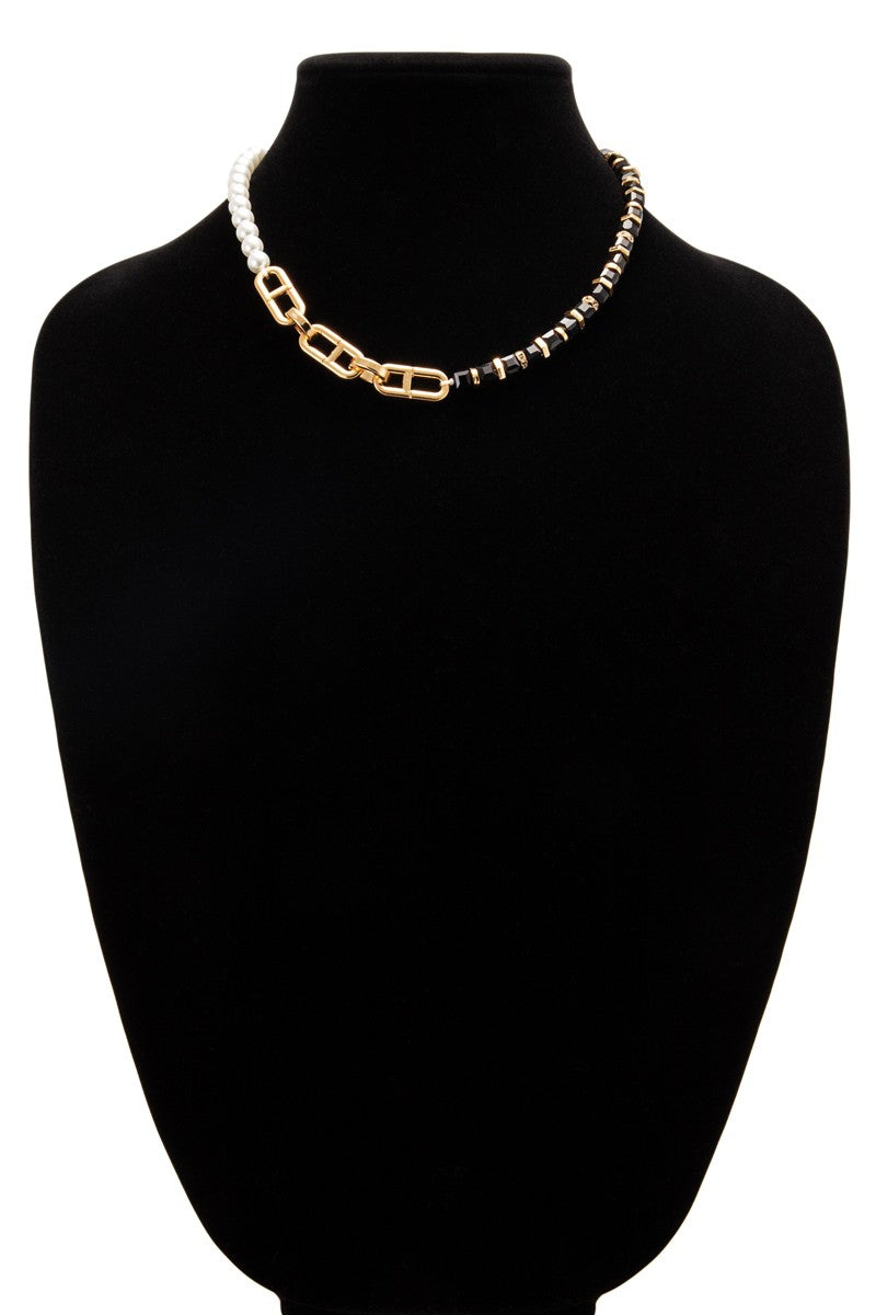 Black Jayce Chain Necklace