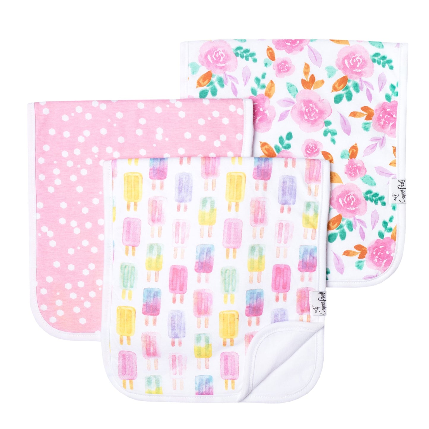 Summer Burp Cloth Set - 3 Pack