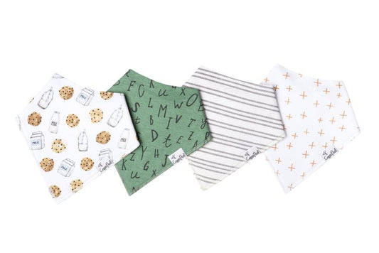 Chip Baby Bandana Bib- 4 Pack