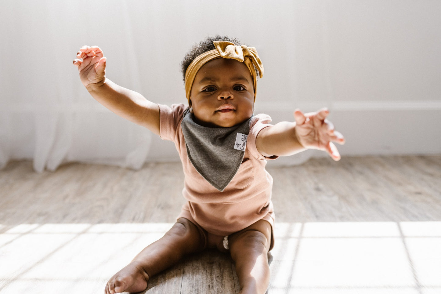 Lennon Baby Bandana Bib- 4 Pack