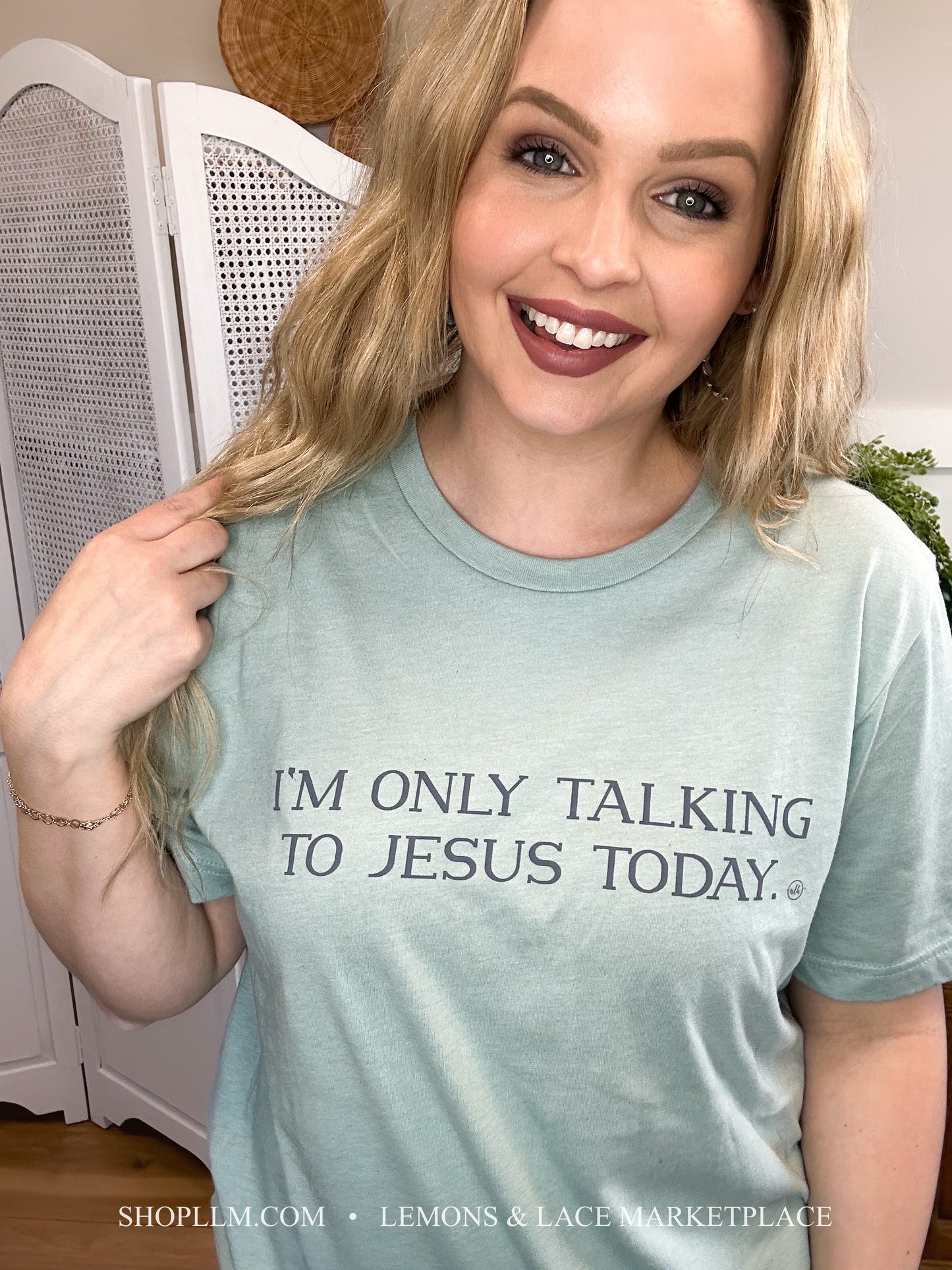 Only Talking to Jesus Graphic Tee