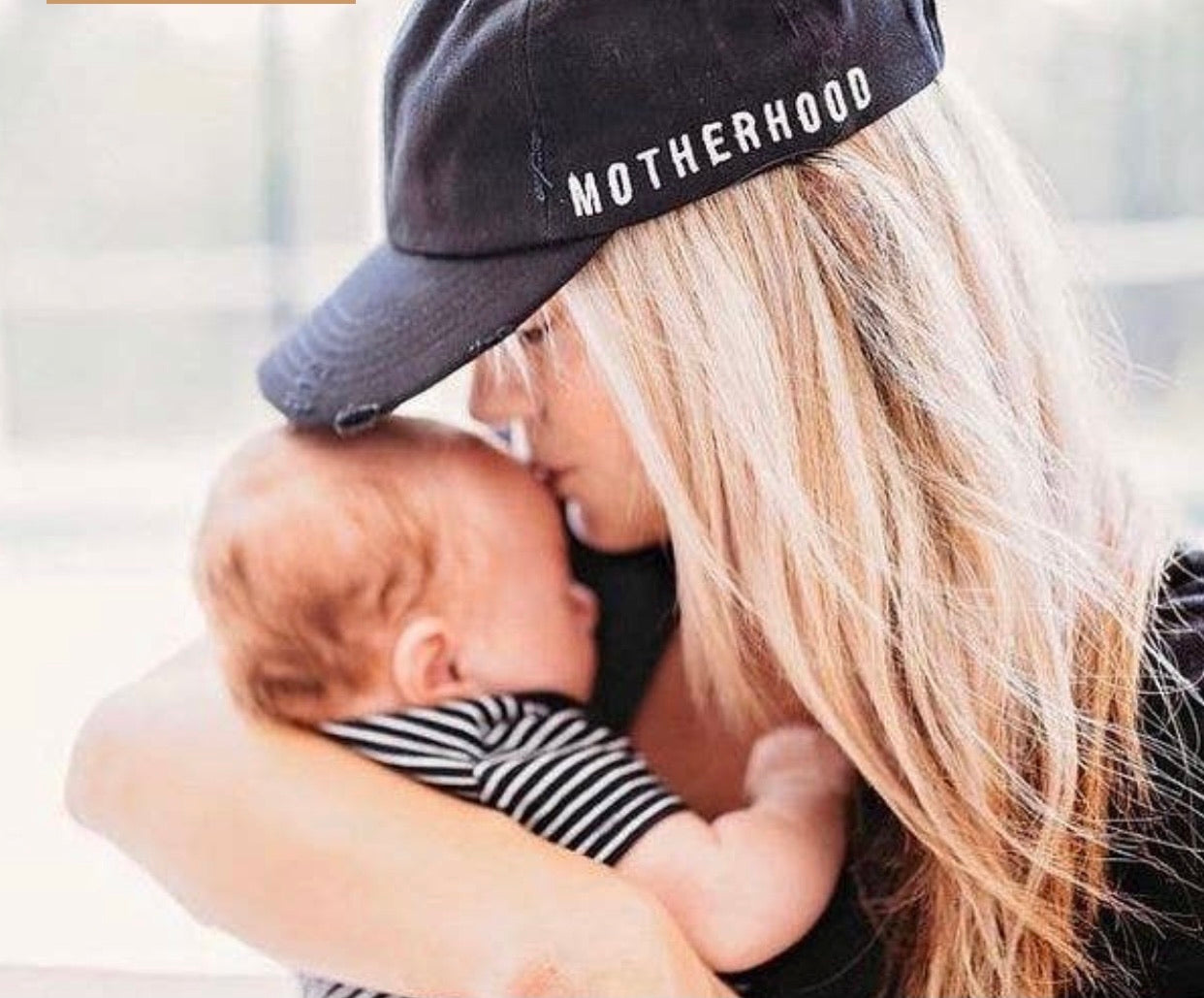 Motherhood Embroidered Dad Hat