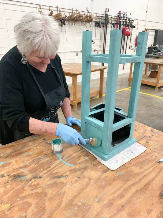 Fairview Northwest Tech Center Workshop | Color Washing & Staining with Chalk Paint!